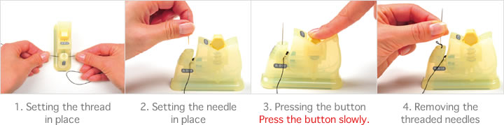 Notions - Tulip Co. of Japan - Needle Threaders - 3 Types